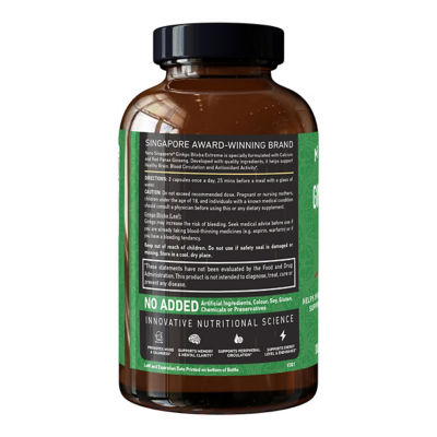 Nano Singapore Ginkgo Biloba Extreme (60 Capsules) 2