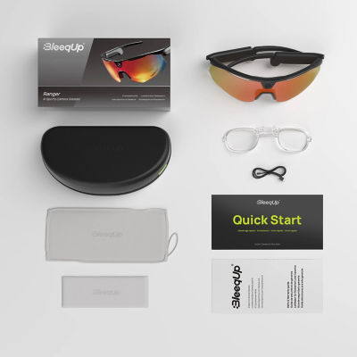 BleeqUp Ranger AI Sports Camera Glasses - Standard Lens 9