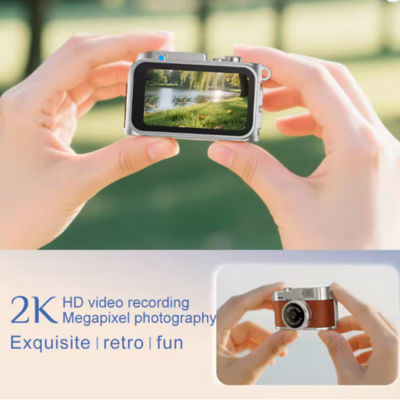 Metapod Mini Retro 1440P 2K Camera With 8GB MicroSD Card 6