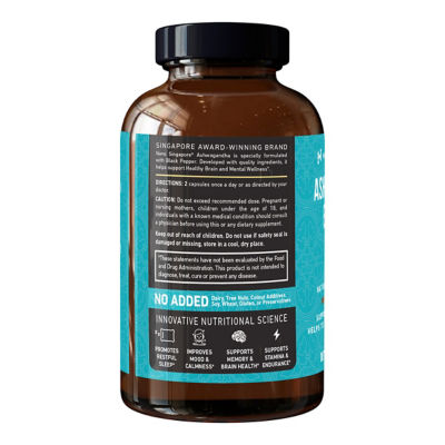 Nano Singapore Ashwagandha Extreme (120 Capsules) 2
