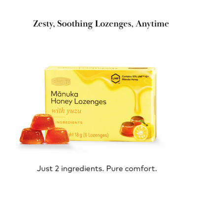 Comvita Manuka Honey Lozenges with Yuzu 6s 8
