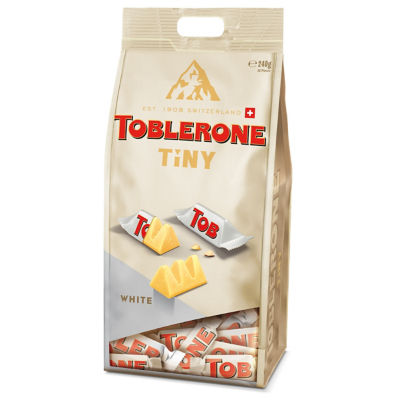 TOBLERONE 瑞士三角巧克力迷你白巧克力装 240g 3