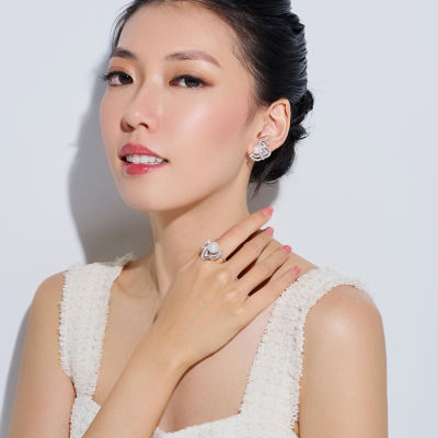 Pearly Lustre Top Grade Freshwater Pearl Earrings WE00920 7
