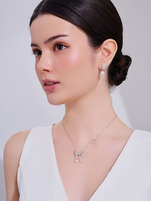 Pearly Lustre Freshwater Pearl Earrings WE00990 | BUTTERFLY 5