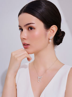 Pearly Lustre Freshwater Pearl Earrings WE00990 | BUTTERFLY 7