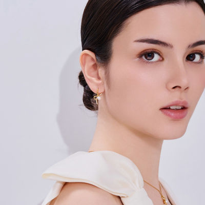 Pearly Lustre Top Grade Freshwater Pearl Earrings WE01045 | RIBBON 6