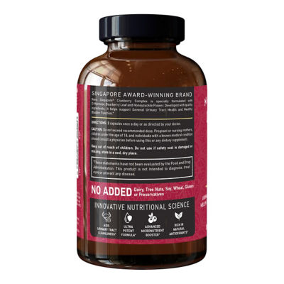 Nano Singapore Cranberry Complex (120 Capsules) 2