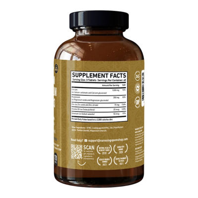 Nano Singapore Calcium Magnesium Zinc + D3 (120 Tablets) 3
