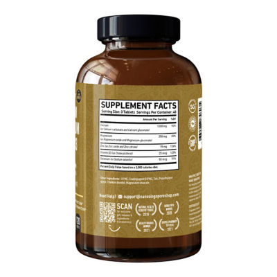 Nano Singapore Calcium Magnesium Zinc + D3 (120 Tablets) 3