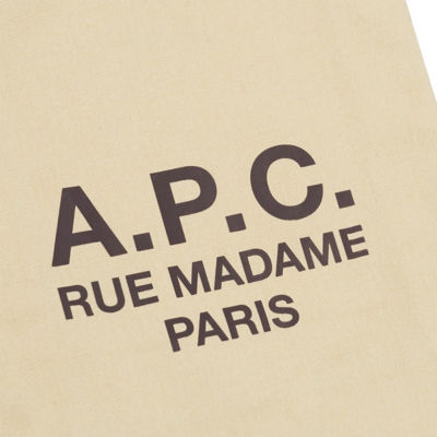 A.P.C. Lou Rue Madame Small Tote Bag Beige COHMN-M67065 3