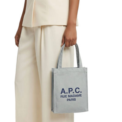 A.P.C. Lou Rue Madame Small Tote Bag Blue COHMN-M67065 5