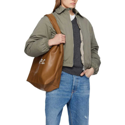 A.P.C. Ninon Tote Bag Camel PUAAT-M61565 4