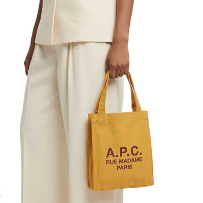 A.P.C. Lou Rue Madame Small Tote Bag OCRE COHMN-M67065 3