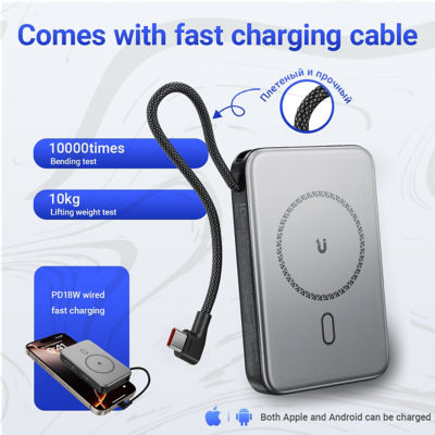 Acefast 3C Magnetic Power Bank 10000mAh 22.5W Wireless Charger M24 3