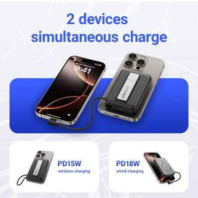 Acefast 3C Magnetic Power Bank 10000mAh 22.5W Wireless Charger M24 7
