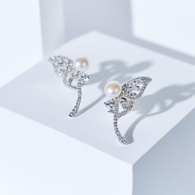 Pearly Lustre Freshwater Pearl Earrings WE00989 | BUTTERFLY 4