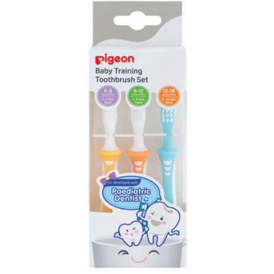Pigeon Training Baby Toothbrush Set (L1,2,3) 1