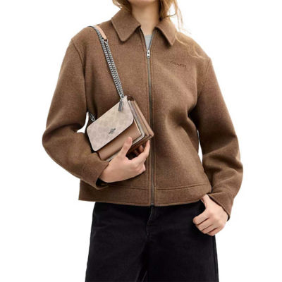 COACH Mini Klare Crossbody Bag In Signature Canvas Sand/Taupe CW206 6