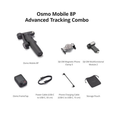 DJI Osmo Mobile 8P Pro Framing And Tracking Phone Gimbal - Advanced Tracking Combo 14