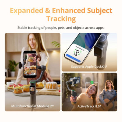 DJI Osmo Mobile 8P Pro Framing And Tracking Phone Gimbal - Advanced Tracking Combo 4