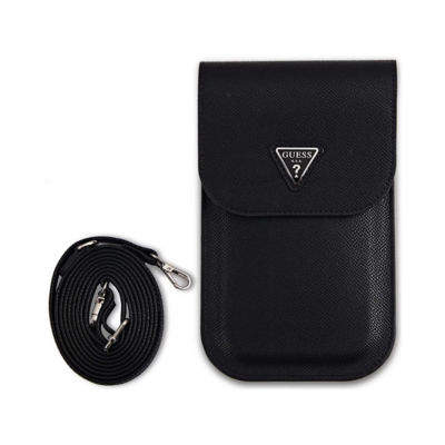 Guess Grained PU Triangle Logo Phone Bag 2