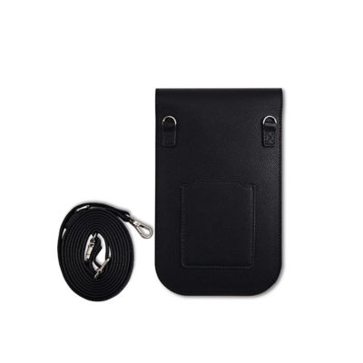 Guess Grained PU Triangle Logo Phone Bag 3