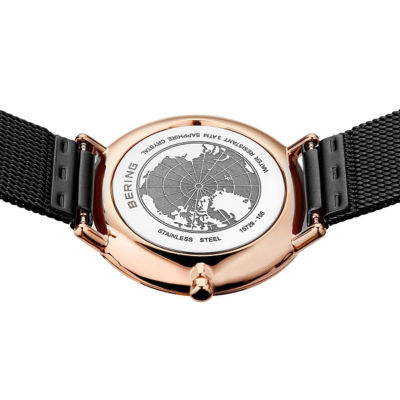Bering Ultra Slim 29mm Watch - Rose Gold/Black Bracelet (15729-166) 4