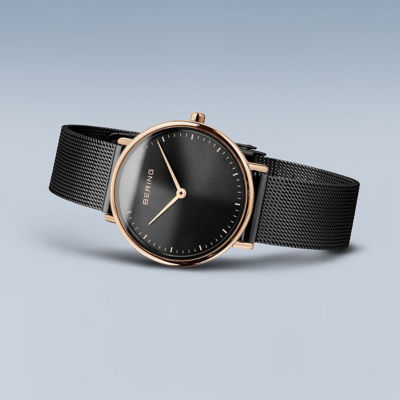 Bering Ultra Slim 29mm Watch - Rose Gold/Black Bracelet (15729-166) 7
