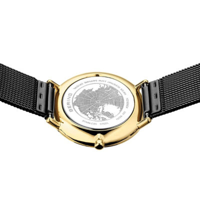 Bering 经典系列 29mm - 抛光金 / 黑色珍珠母贝 / 金色米兰带 (15729-132) 3