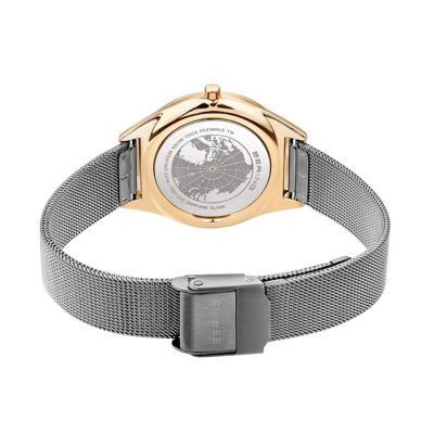 Bering 超薄系列 31mm - 抛光金 / 银色米兰带 (17031-010) 3
