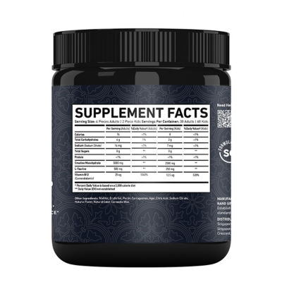 Nano Singapore Creatine Extreme Gummies (120 Gummies) 3