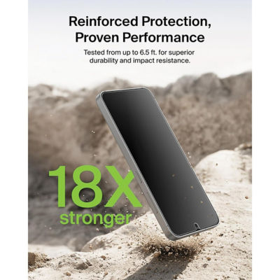 Belkin Samsung Galaxy S26+ ScreenForce Titan SmartShield Anti-Reflective Screen Protector 12