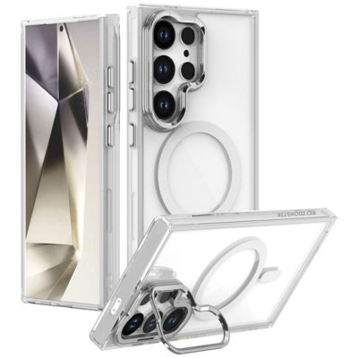 Red Monster Samsung Galaxy S26 Ultra Gassan M Stand Clear Case 2