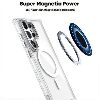 Red Monster Samsung Galaxy S26 Ultra Gassan M Stand Clear Case 4