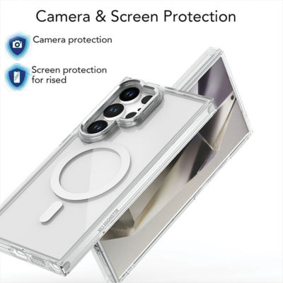 Red Monster Samsung Galaxy S26 Ultra Gassan M Stand Clear Case 6
