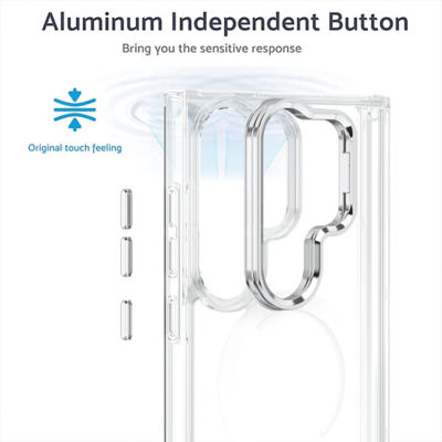 Red Monster Samsung Galaxy S26 Ultra Gassan M Stand Clear Case 7