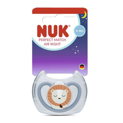 NUK Space Perfect Match Air Night Silicone Soother Pacifier 1pc/Box | 0-6 Months 2