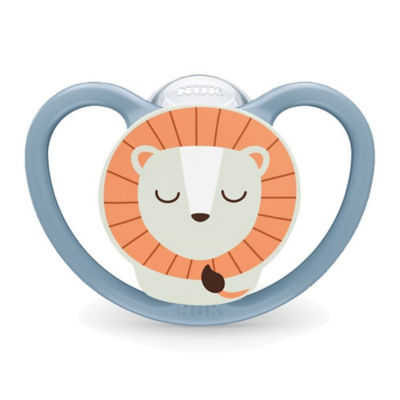 NUK Space Perfect Match Air Night Silicone Soother Pacifier 1pc/Box | 6-18 Months 1