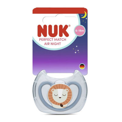 NUK Space Perfect Match Air Night Silicone Soother Pacifier 1pc/Box | 6-18 Months 2