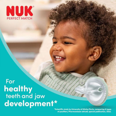 NUK Perfect Match Silicone Soother Pacifier 2pcs/Box | 0-6 Months 11
