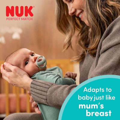 NUK Perfect Match Silicone Soother Pacifier 2pcs/Box | 0-6 Months 8