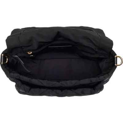 MARC JACOBS Quilted Nylon Utility Messenger Bag Black 4F5HMS018H02 4