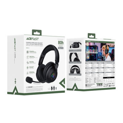 Acefast H15 Gaming Wireless Headset - Black 6