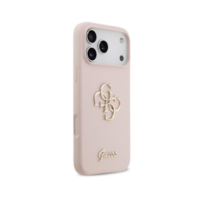 Guess Silicone Big 4G Script Case For iPhone 17 Pro 2