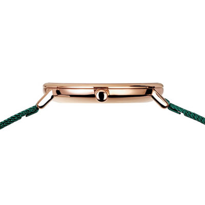 Bering Ultra Slim 29mm Watch - Rose Gold/Green Bracelet (15729-868) 5