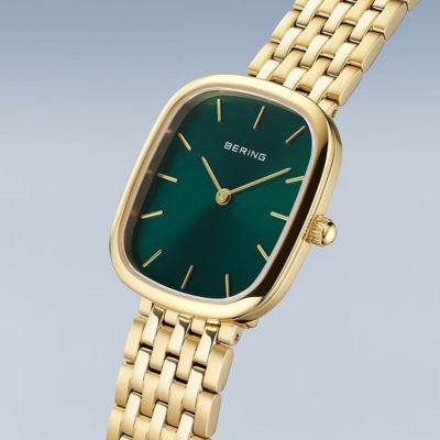 Bering Classic 26mm Watch - Gold/Green/Gold Bracelet (12526-738) 7