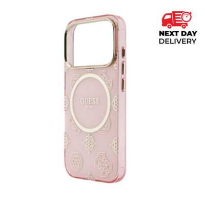 Guess IML Peony Dot MagSafe Case For iPhone 17 Pro 1
