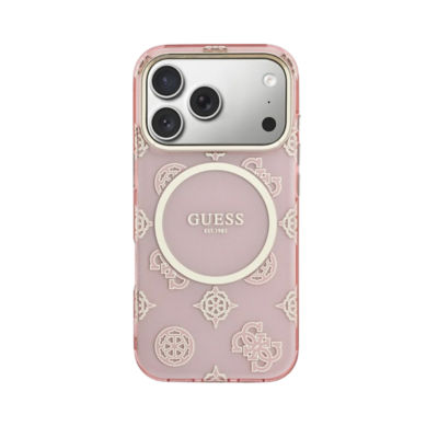 Guess IML Peony Dot MagSafe Case For iPhone 17 Pro 3