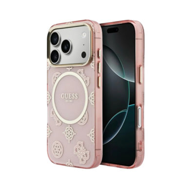 Guess IML Peony Dot MagSafe Case For iPhone 17 Pro 5