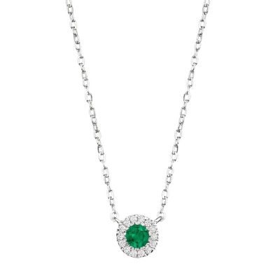 Goldheart Prestigio Chroma Halo Necklace - Green 1